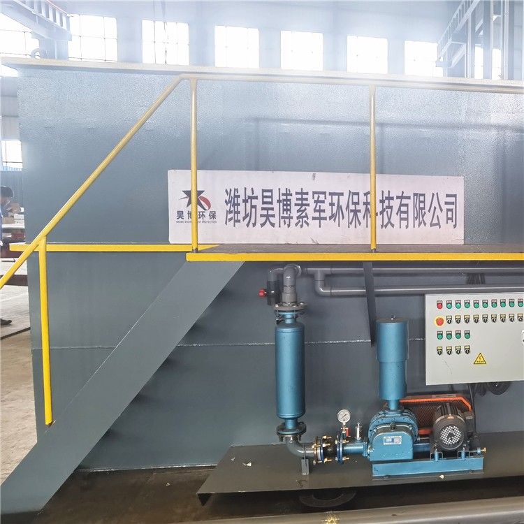 青海烏蘭5-2.1-2.2米一體化污水處理設備安裝完成